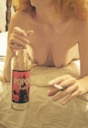 booze cigarettes popov vodka breasts tits